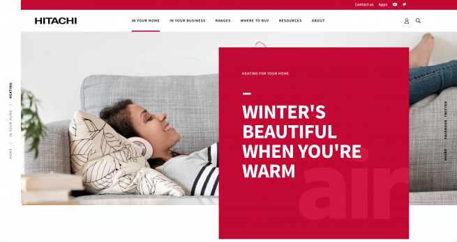 Hitachi Cooling & Heating Example