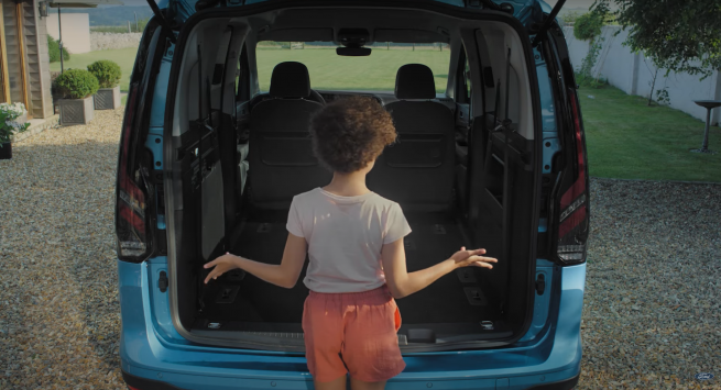 Screengrab from Ford Tourneo Connect product film.